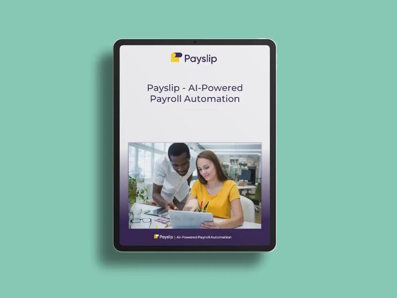 E Book AI Powered Payroll Automation Mock Up