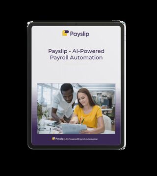 E Book AI Powered Payroll Automation Mock Up
