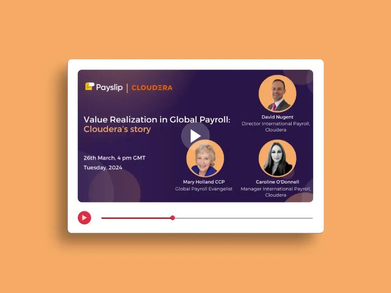 Value realization in Global Payroll Clouderas story