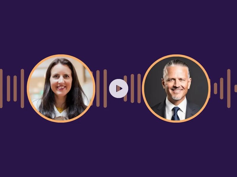 Fidelma Mc Guirk CEO of Payslip and Pete Tiliakos discuss Global Payroll Connect at Workday Rising 2024