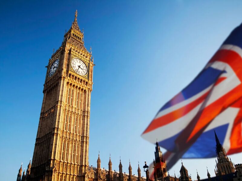 Header illustration showing payroll data flow and UK map to represent UK payroll operations and compliance