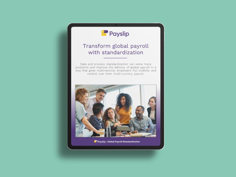 E Book Transform Global Payroll With Standardization CTA
