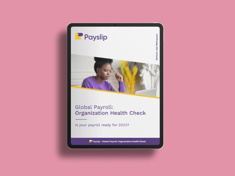 Whitepaper - Global Payroll: Organization Health Check
