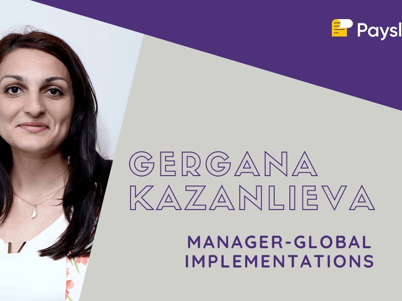 Gergana Kazanlieva Manager Global Implementations Payslip 1