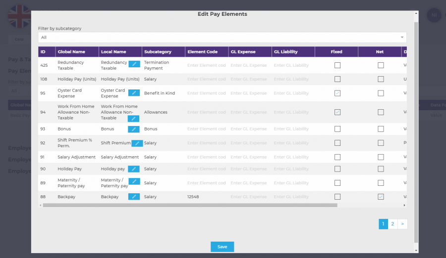 Local name editing function Local name editing function
